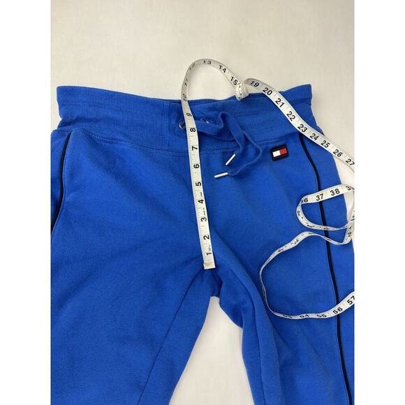 Tommy Hilfiger 2010-era Joggers Logo Blue Red Low Rise Sporty Athleisure Small - Picture 5 of 9